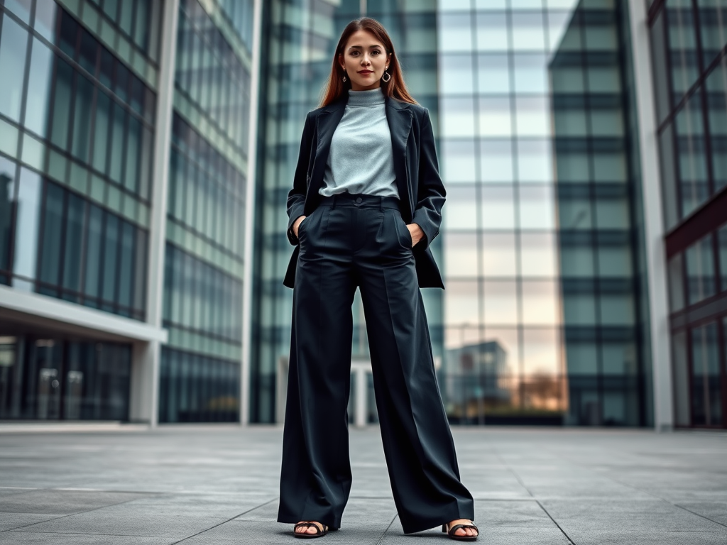 questbaits.ro | Pantaloni largi pentru un look casual elegant